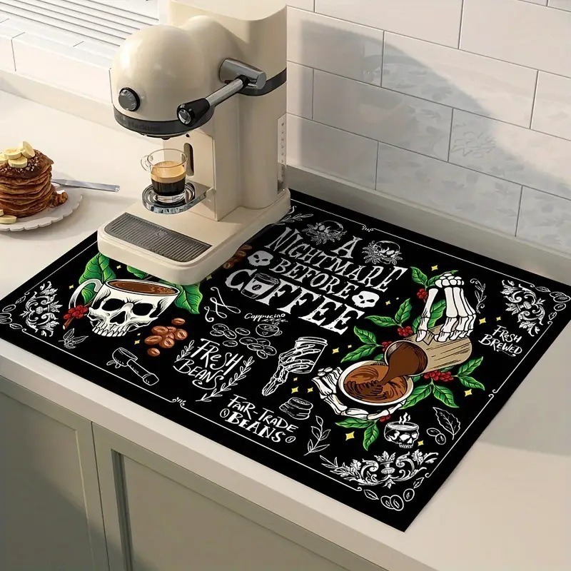 Coffee Mat Absorbent Mat Kitch - Bar Mat Rubber review and price