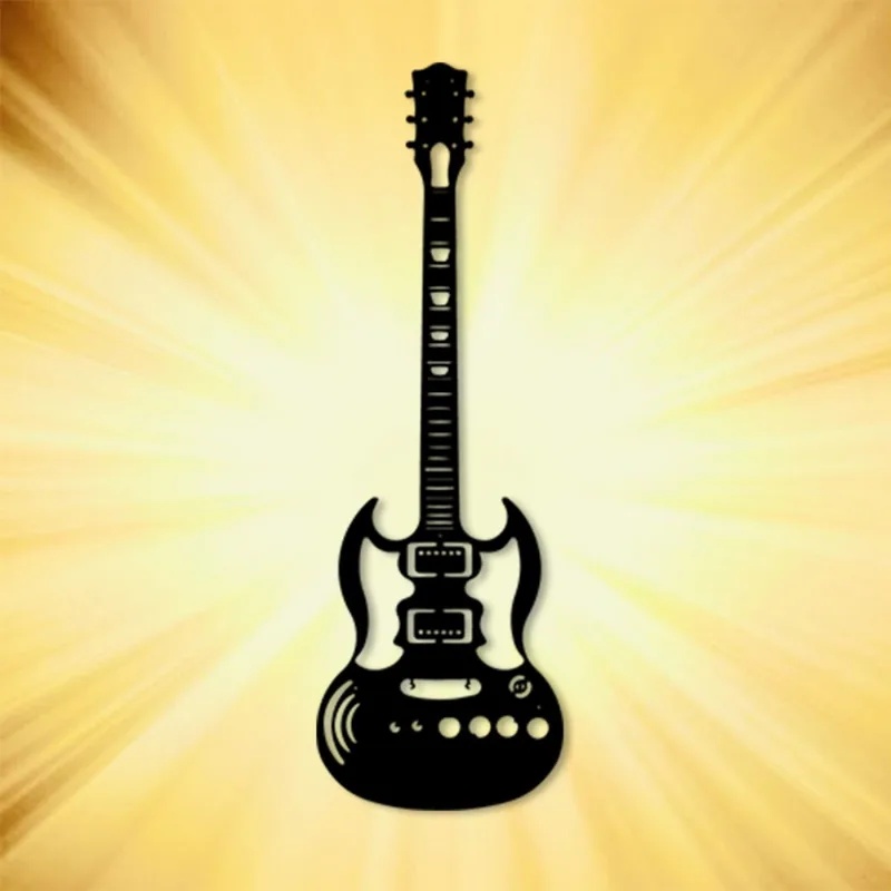 Brand 3D Metal Guitar Wall Art - Home Bar Lounge review and price