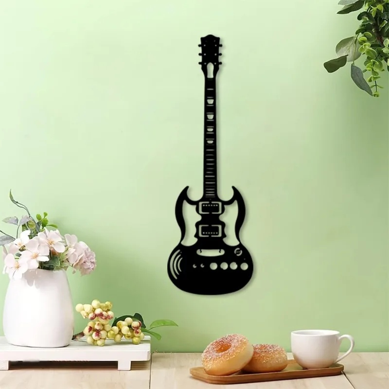 Brand 3D Metal Guitar Wall Art - Home Bar Lounge review and price
