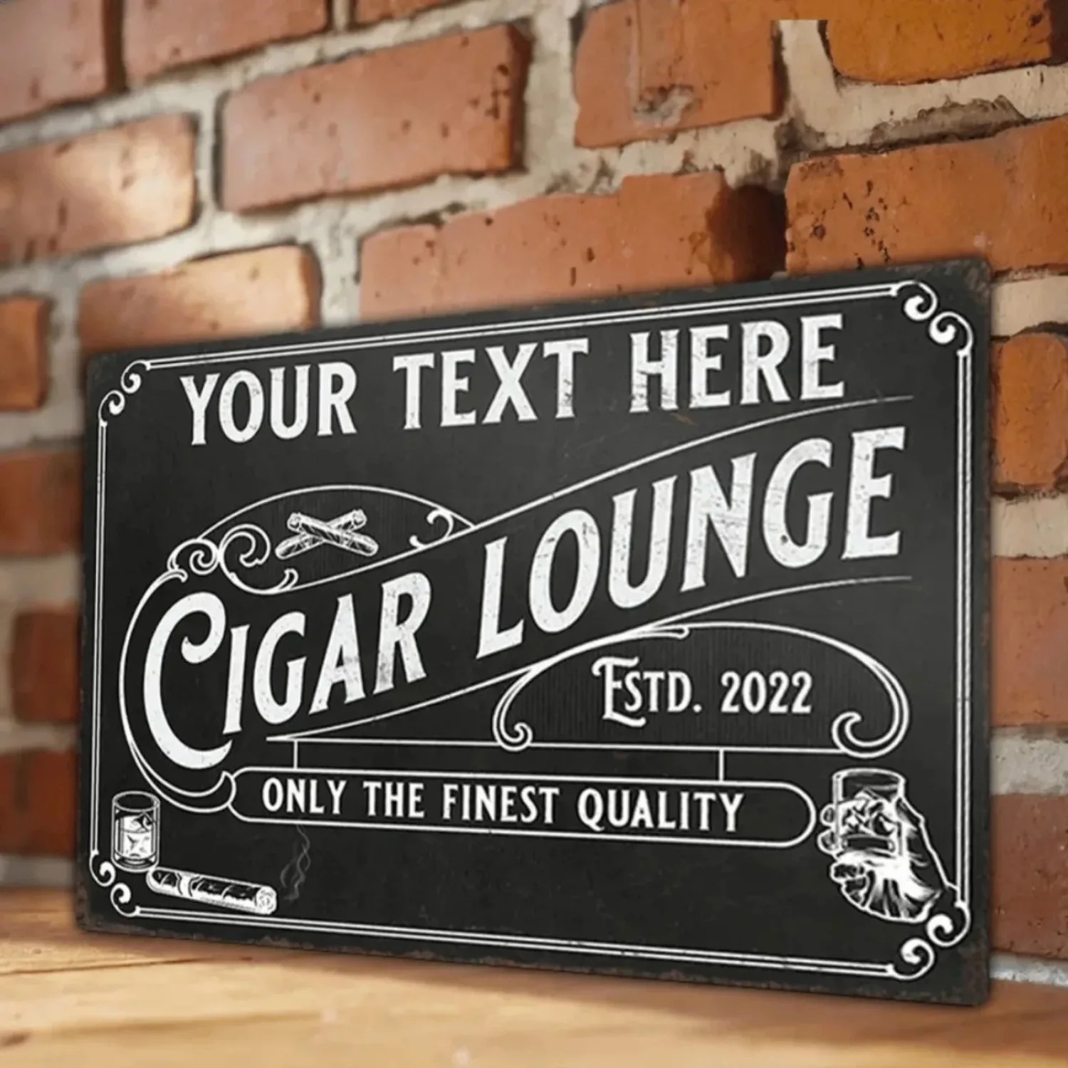 CIFbuy Customizable Cigar Alum - Home Bar Lounge review and price