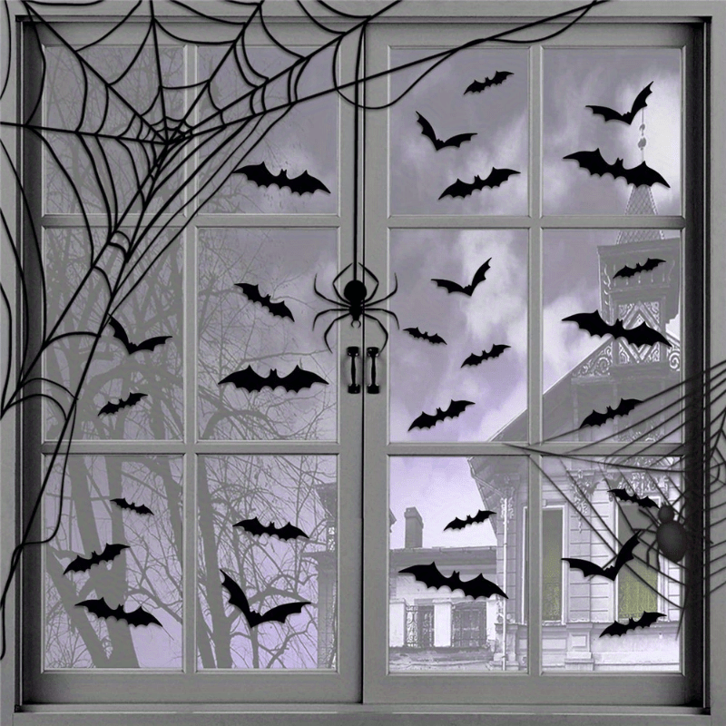 3D Black PVC Bat Halloween Wal - Home Bar Set review and price